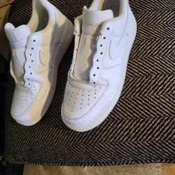 Nike Air Force 1 Low White Leather Sneakers CW2288-111 