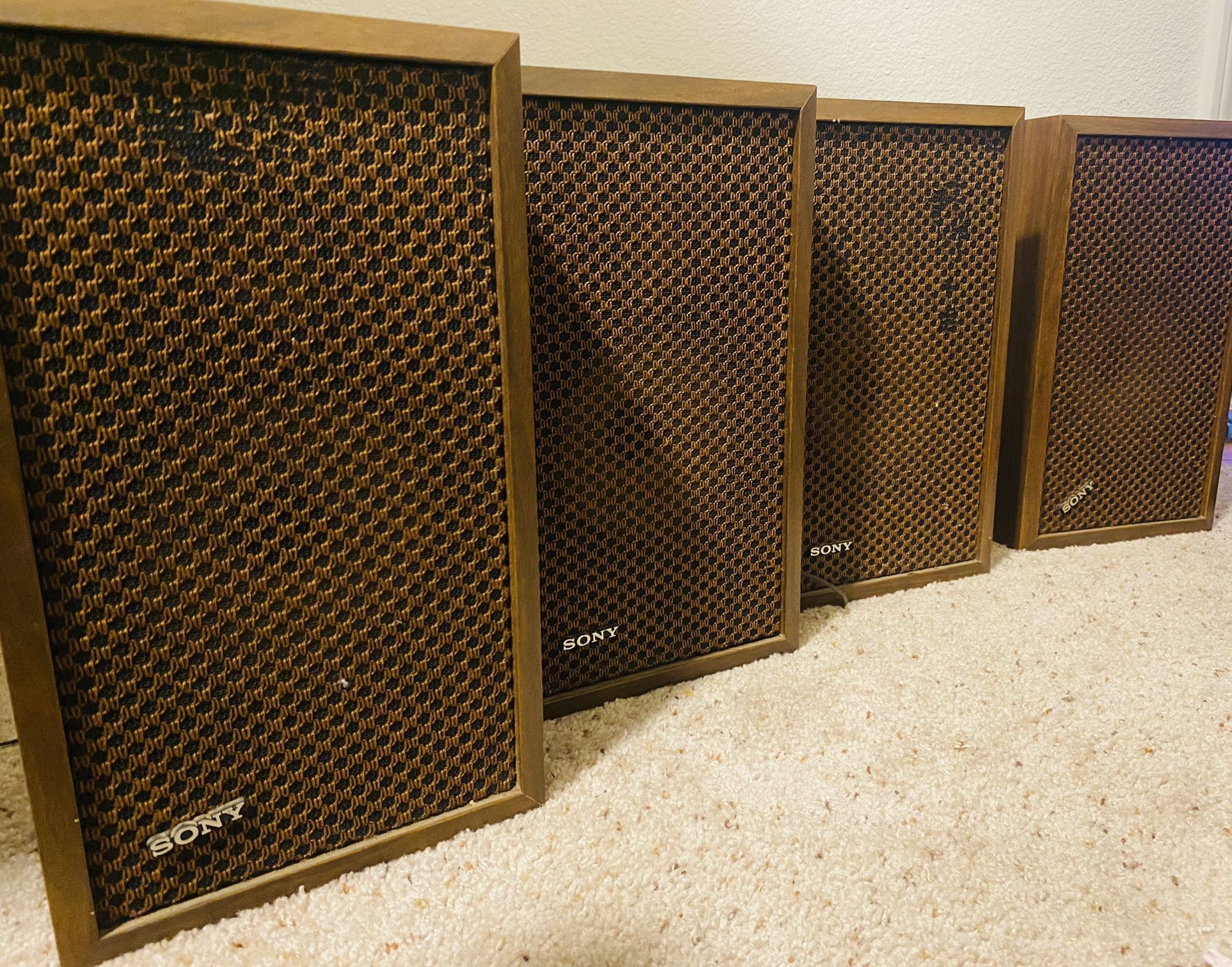 Rare Vintage Sony Speaker System SS-170A