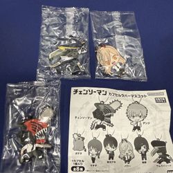 ChainSaw man gashapon keychain 