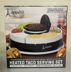 Heated Taco Serving Set