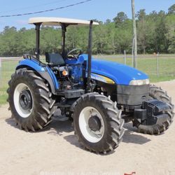 New Holland TD5040 4WD Diesel Tractor Utility Ag Farm 88hp PTO 3PT bidadoo