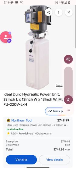 hydraulic power unit 208-230