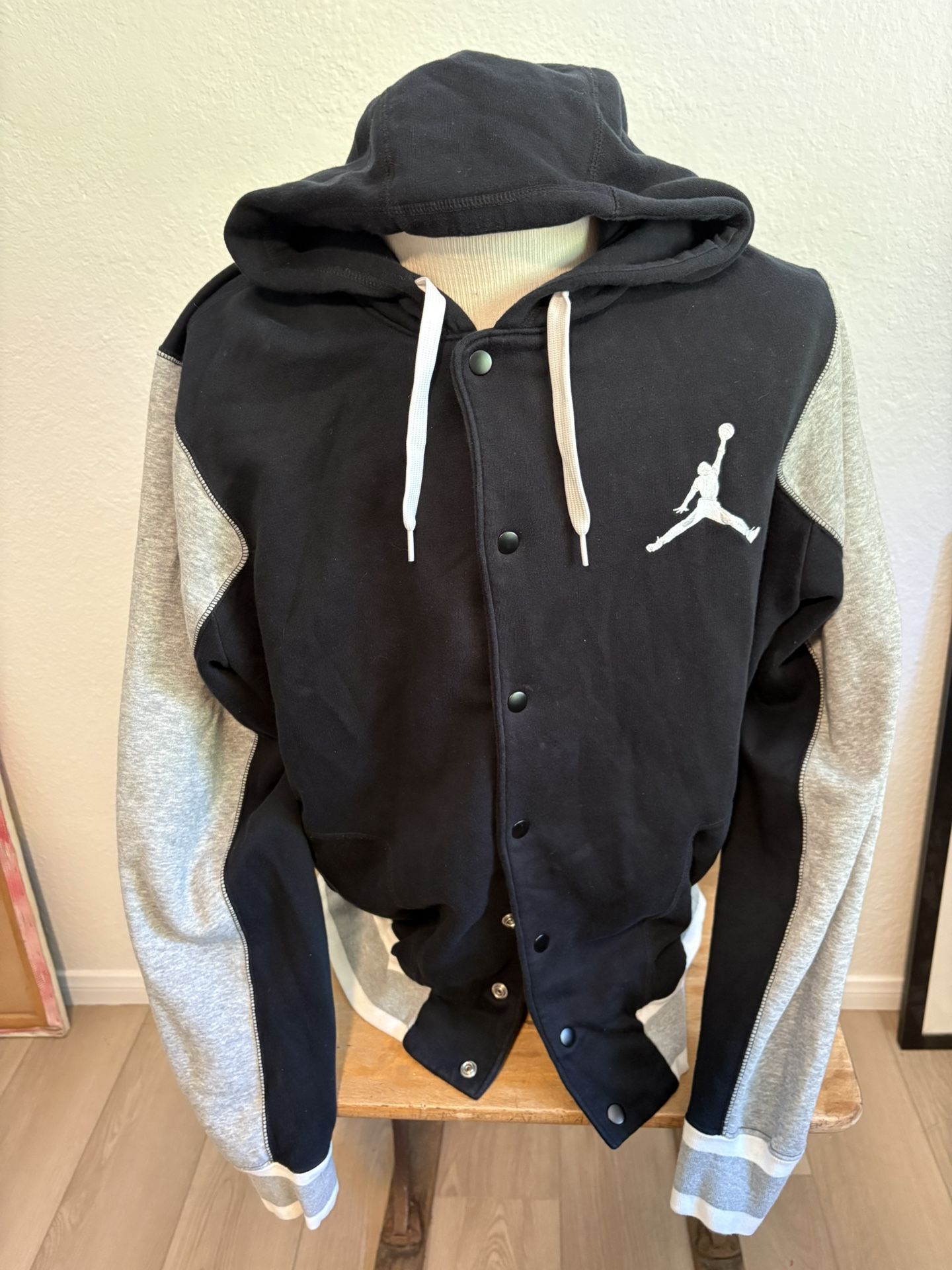 Air Jordan Button Up Hoodie XXL