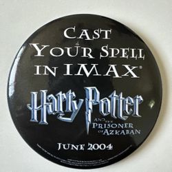 Harry Potter and the Prisoner of Azkaban Movie Pin CAST YOUR SPELL IN IMAX RARE