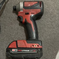 Milwaukee Impact Brushless M18 Drill W/ Battery 