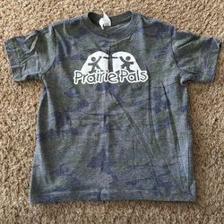 Prairie pals camo shirt size 4