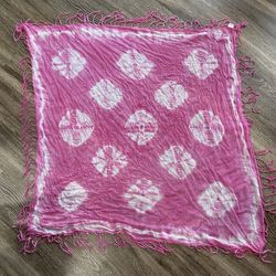 Lilu Pink Tie Dye Scarf/Wrap
