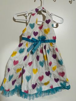 2T Girls Heart Pinup Style Dress