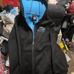 Carolina Panthers Hooded Zippered Sweater
