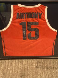Autographed Carmelo Anthony Syracuse Jersey