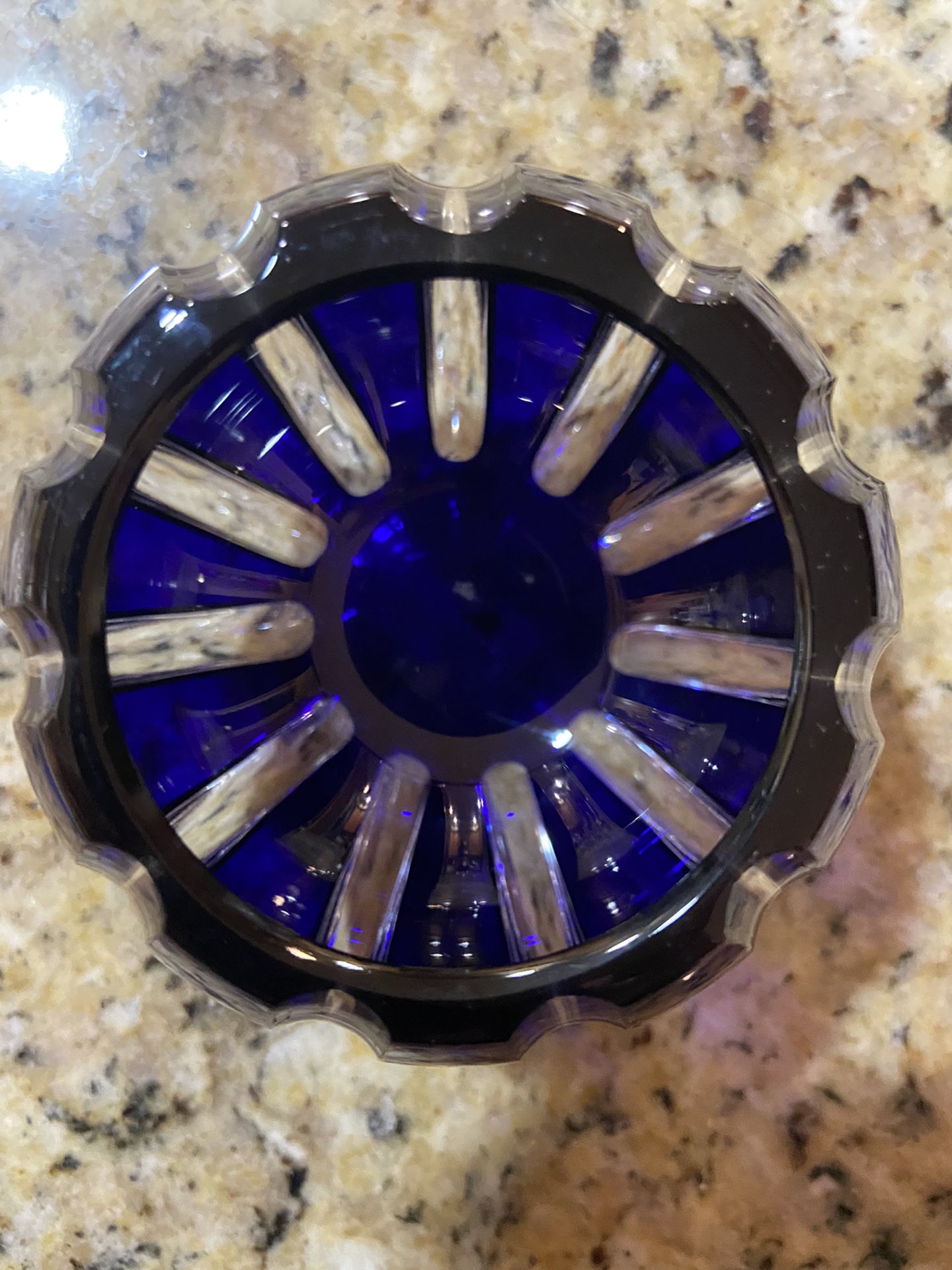 FABERGE PARALLEL COBALT BLUE CRYSTAL CANDLE VOTIVE for Sale in Tacoma, WA -  OfferUp