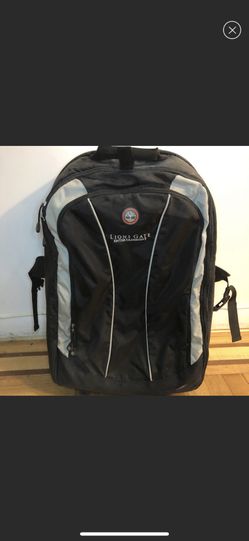 Never-been-used Timberland suitcase & daypack