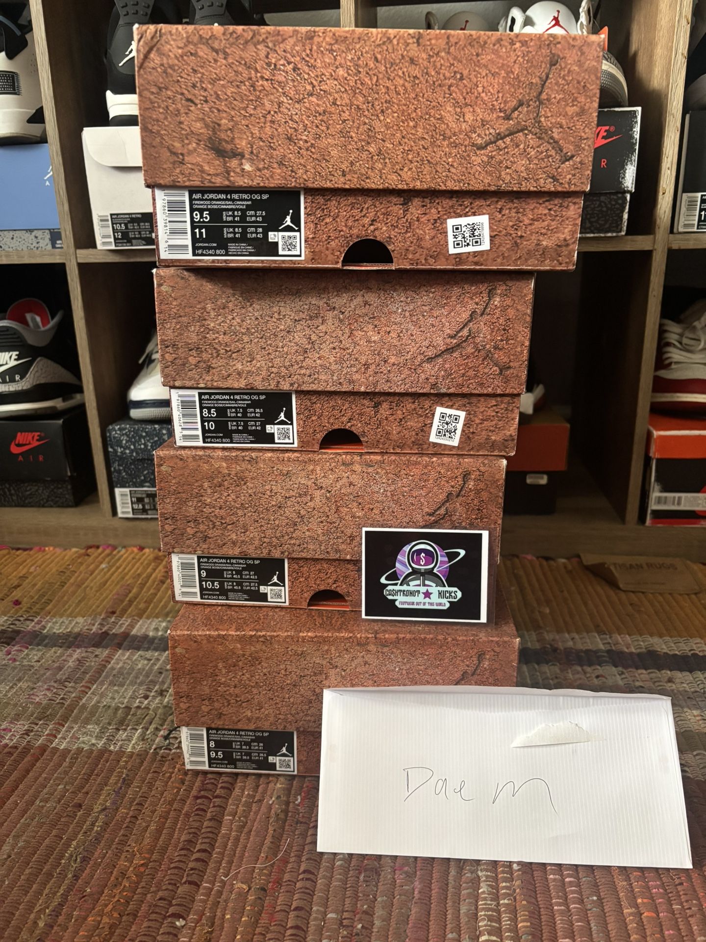 Jordan 4 Nigel bricks