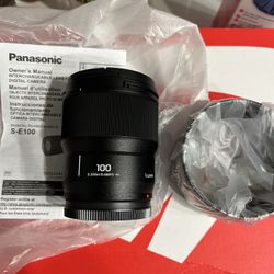 Panasonic 100mm Camera Lens