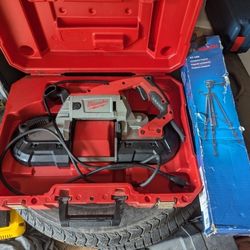 Milwaukee Deep Cut Band Saw (Corded) - Like New with Case