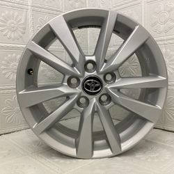 2025 Toyota Camry Wheel 16x6-1/2 Alloy 10 Spoke Factory OEM Replacment Part