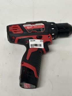 Milwaukee 2407-20 M12 12V Li-Ion Cordless 3/8" Drill/Driver (Tool Only) (49945)