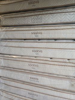 California King Saatva 11" and 14" Pillow Top Mattress 