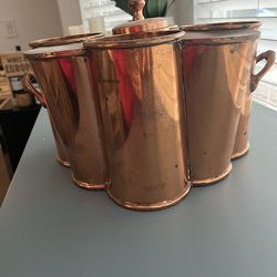 Source Perrier Vintage Copper and brass wine chiller