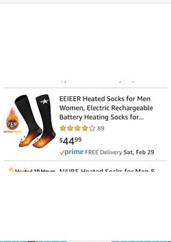 BRAND NEW electric rechargeable Heated socks