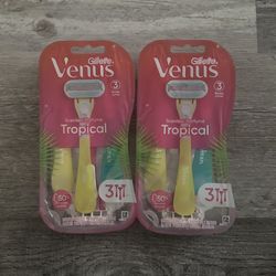 Gillette Venus Tropical Disposable Razors $4 Each Pack 