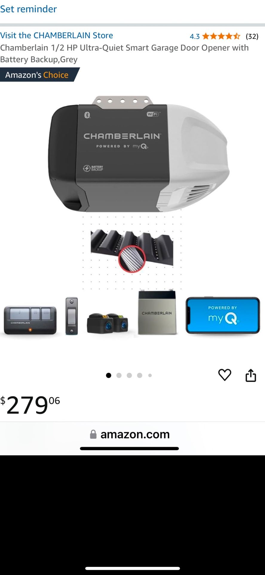 Chamberlain Smart Garage Door Opener
