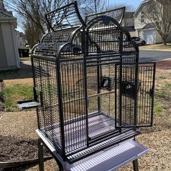 Large Rolling Bird Cage