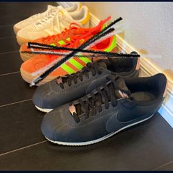 Women’s Nike Cortez Shoes And Women’s Adidas Gazelle Sneakers