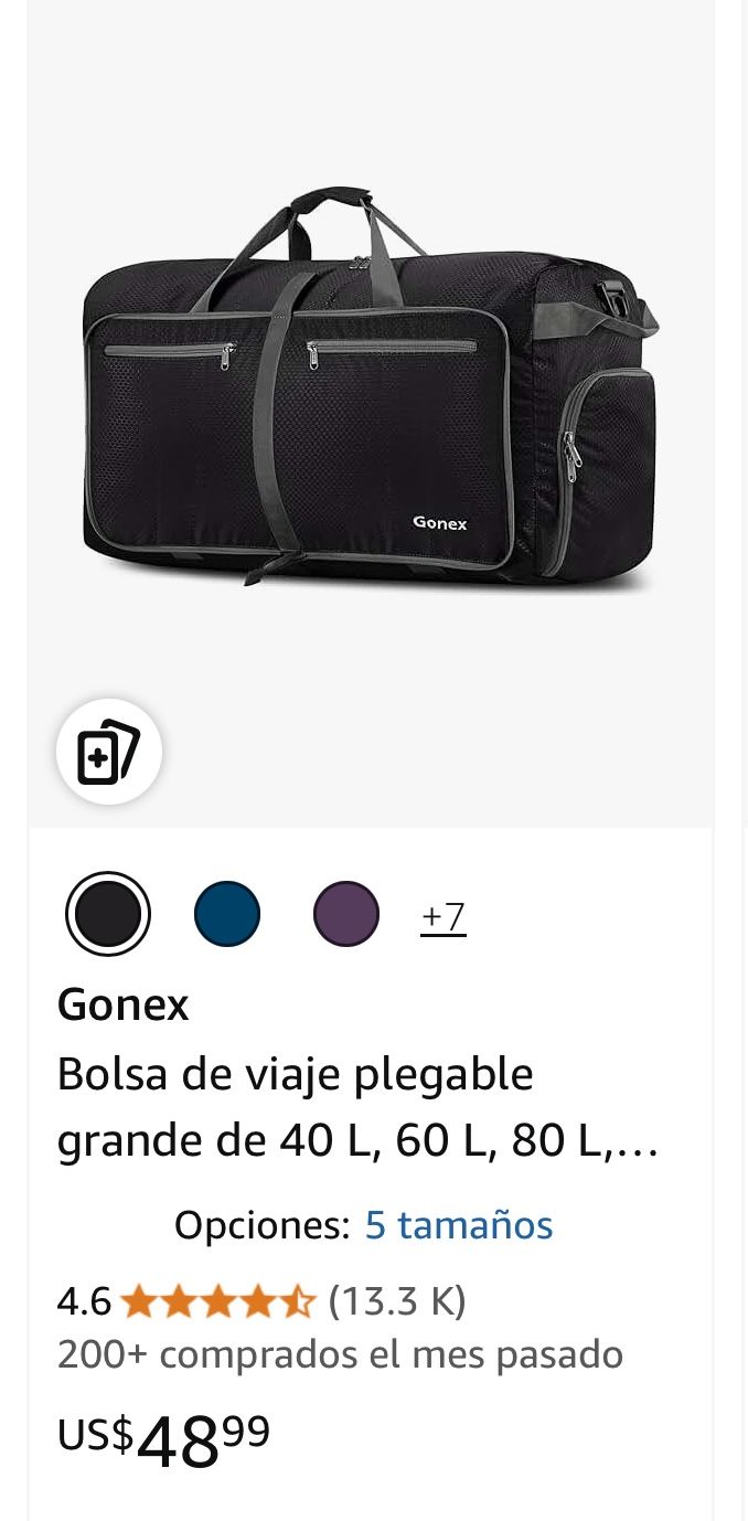 Foldable Large Gym Bag
