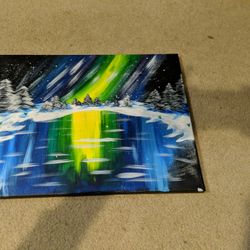 Northern Lights Canvas Painting