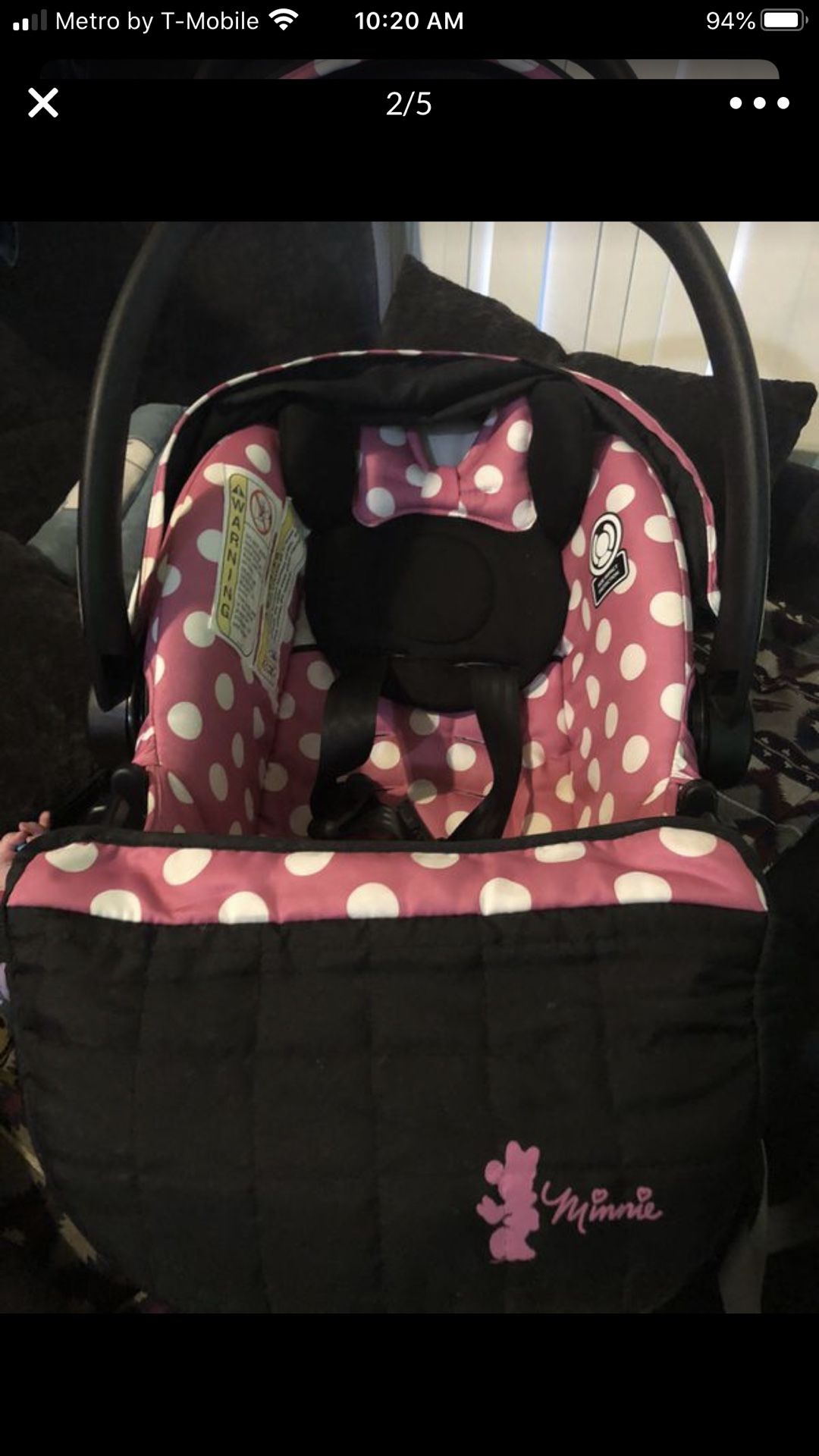 Minnie Mouse Car Seat!