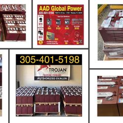 Baterías 6volt Trojan Para Exportación 