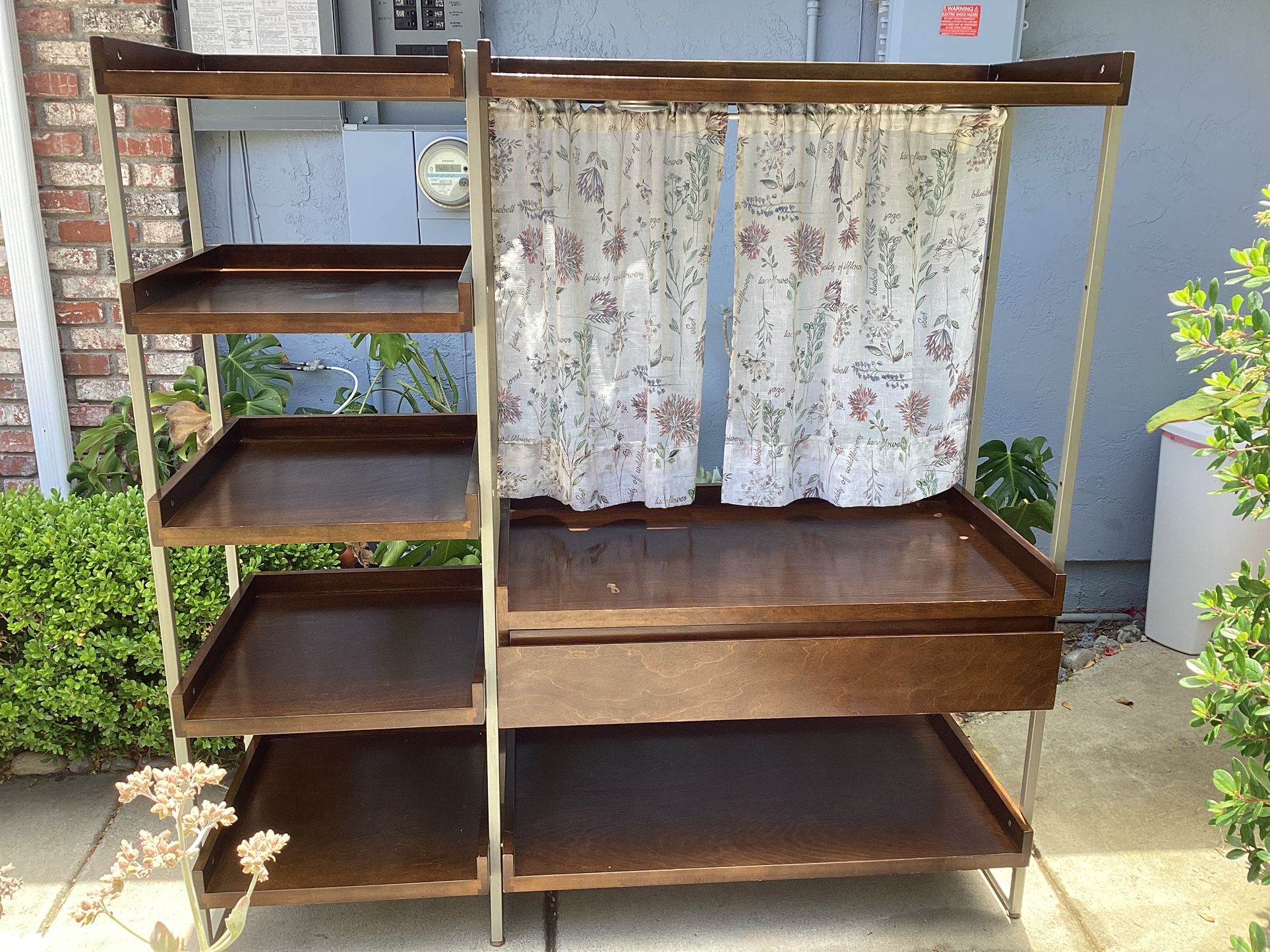 Organizer/entertainment, stand with lights and drawer