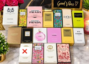 Men and woman cologne and perfume