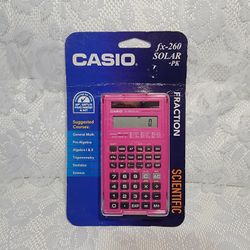 Casio fx-260 Solar-PK Pink Scientific Calculator