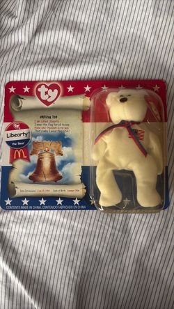Ty Beanie Baby Libearty Bear McDonald's