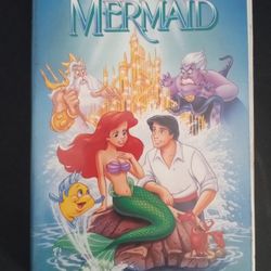 the little mermaid movie, video cassette.