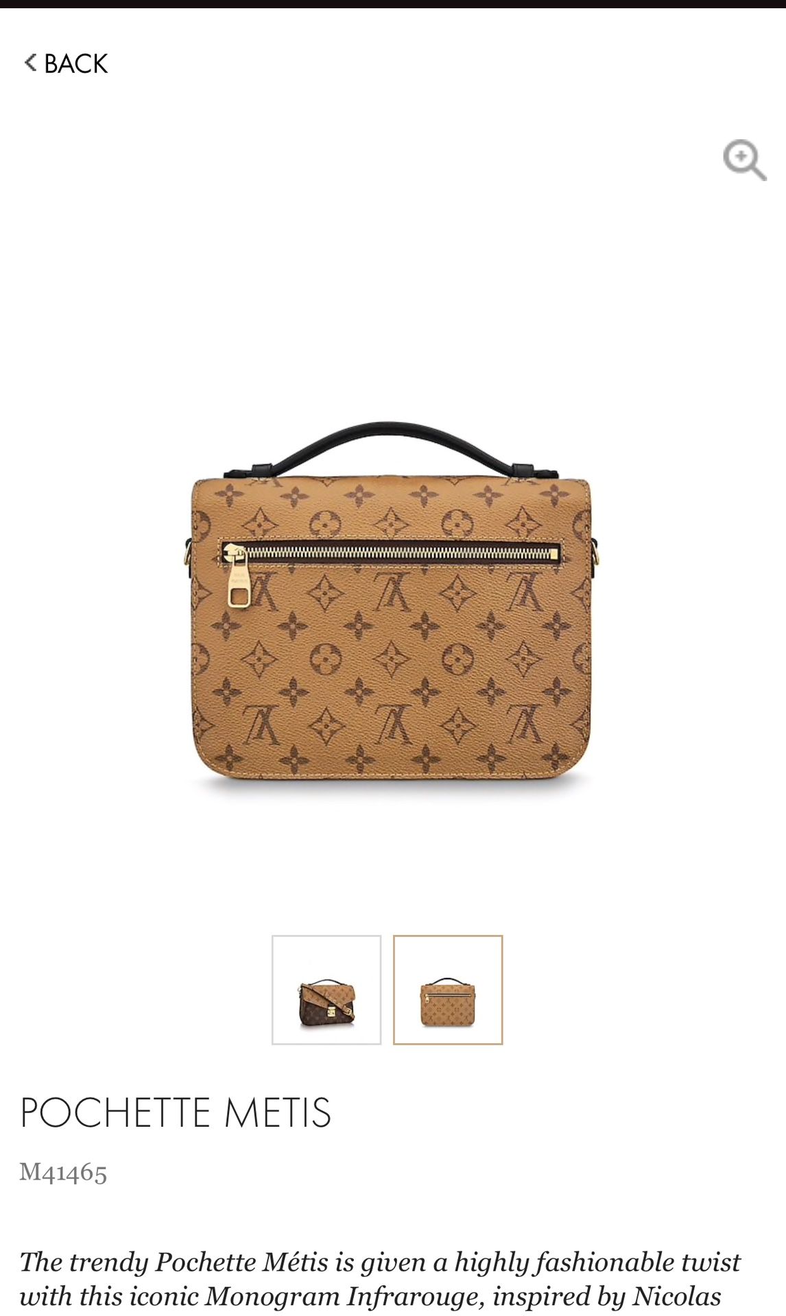 Vuitton Monogram Lv M41465 Louis Vuitton Monogram Reverse Pochette