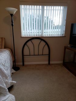 Like New!! Boy's Room Black Metal Headboard