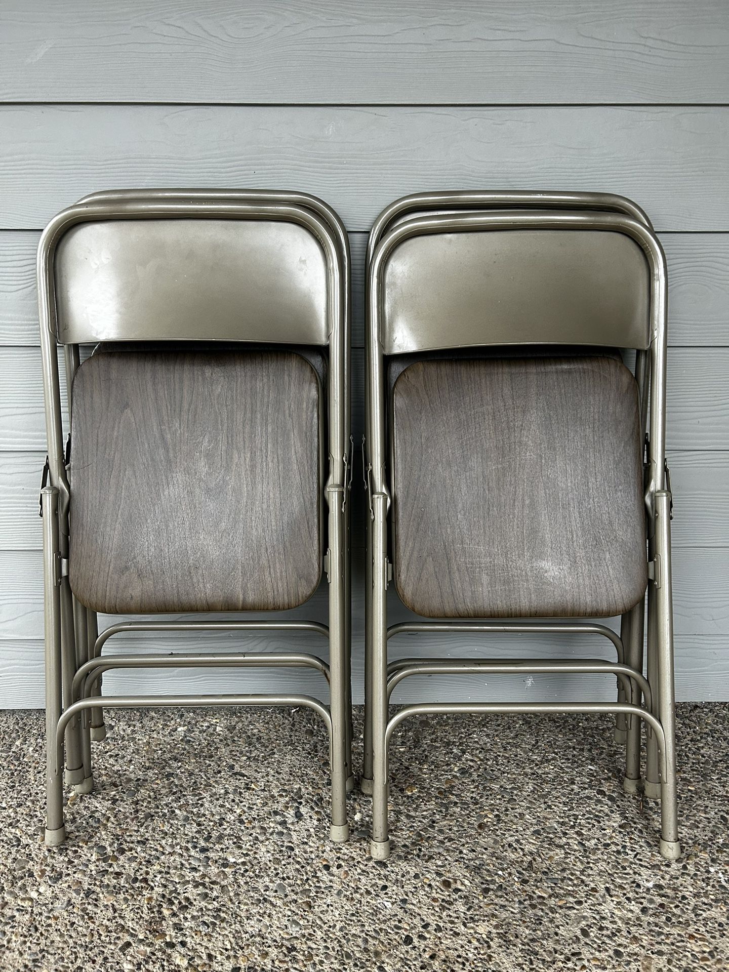 Vintage 60’s 70’s Samsonite Metal Folding Chairs