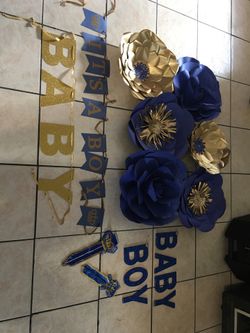 Prince theme baby shower / birthday decorations