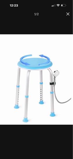 Shower chair swivel bath chair