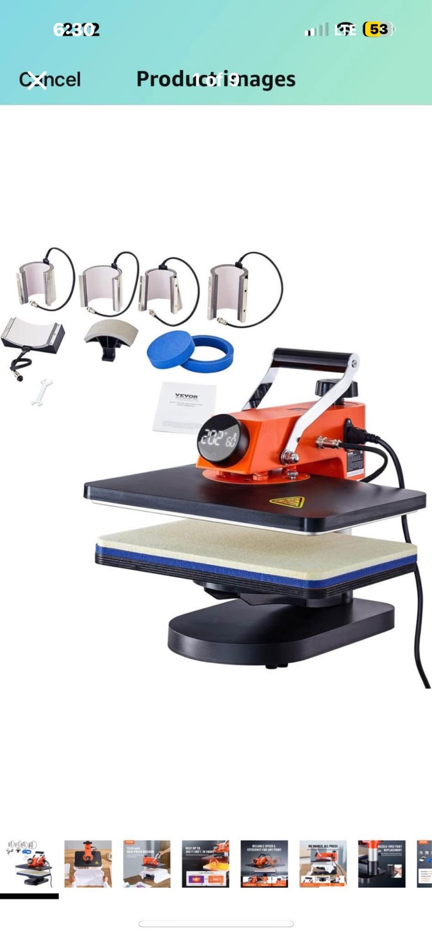 5 in 1 heat press, DTF transfers, blank shirts