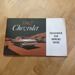 1962 Owners Manual