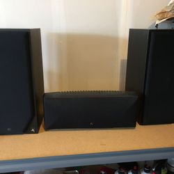 Acoustic Research front and center speakers