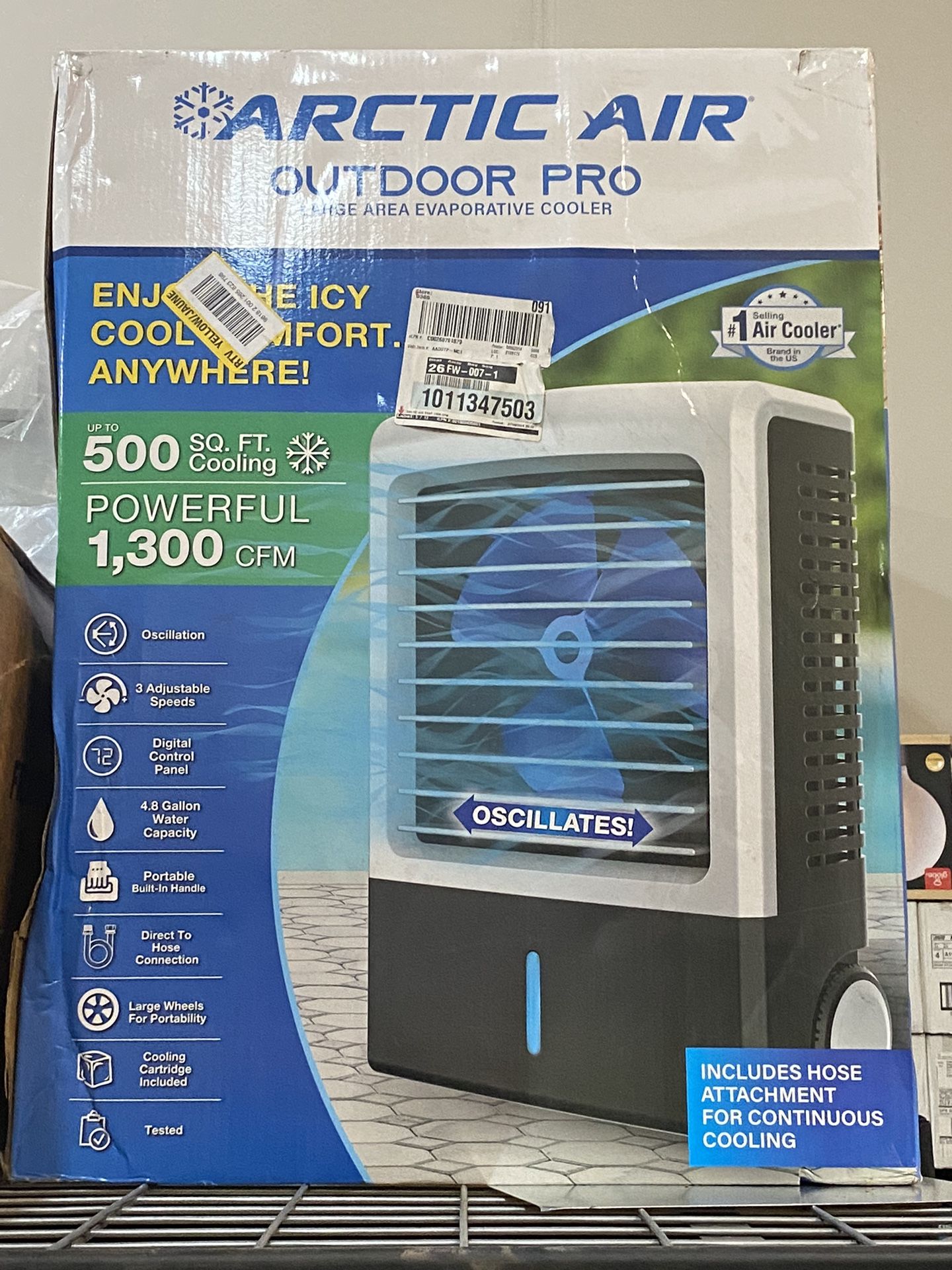 NEW IN BOX This week only Súper Sale ARCTIC AIR 1300 CFM 3Speed