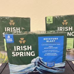 Irish Spring Bar Soap 8pk For $6 Each 