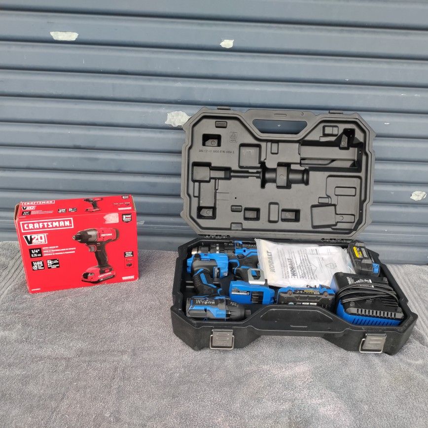 tools galore new and used drill sets
