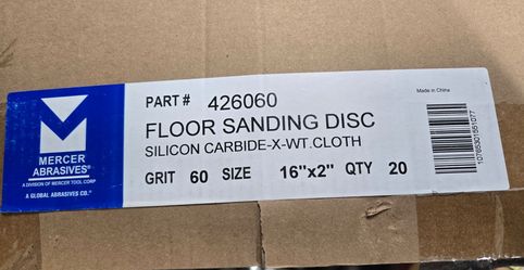 Mercer Abrasives Floor Sanding Discs (20 pack)