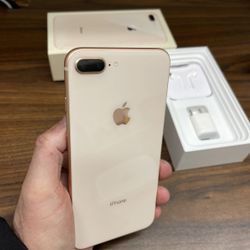 iphone 8 plus gold factory unlocked 64gb ( liberado para todas las compañías 